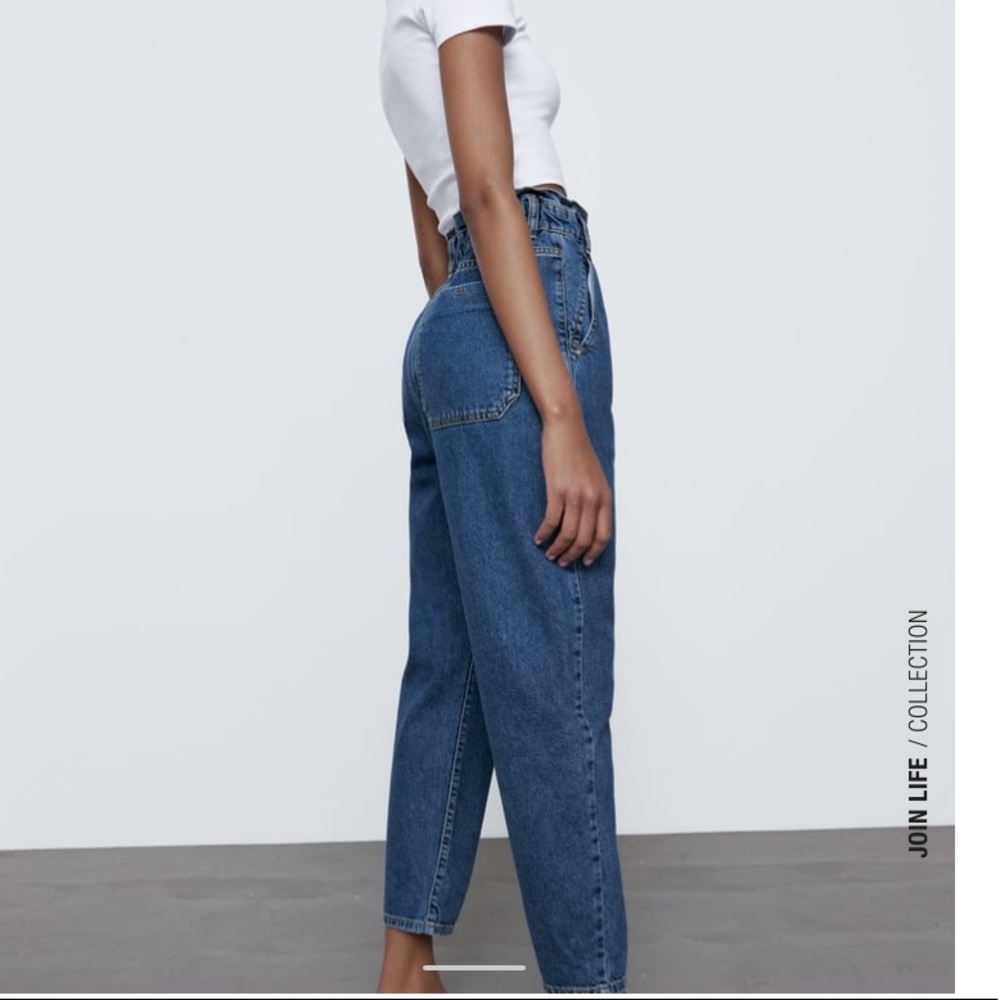 Zara Paper Bag Jeans